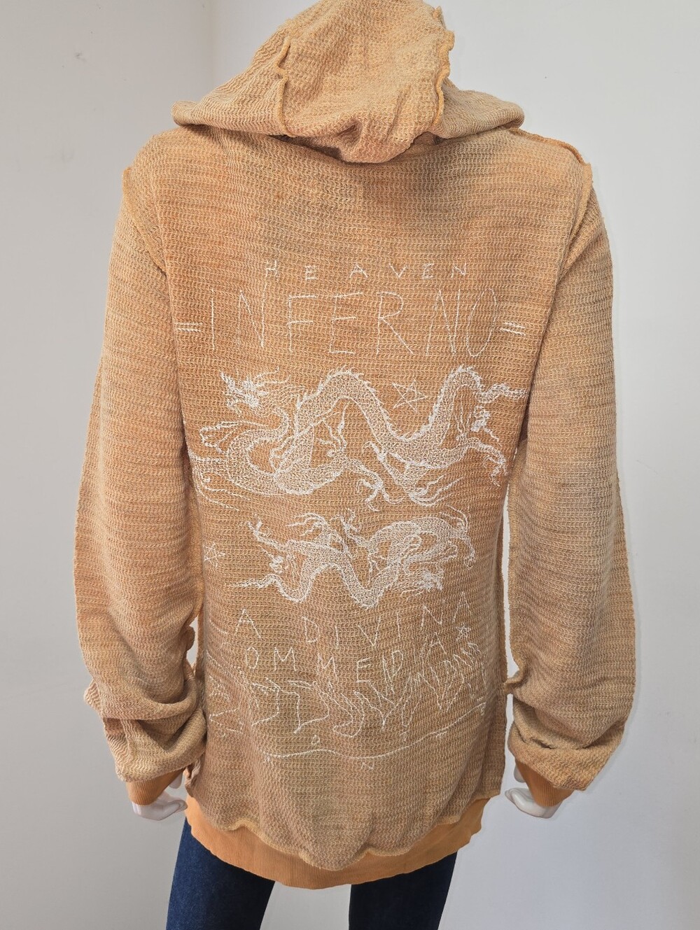 The People Of The Labyrinths Hoodie Sweatshirt Inferno Dragons Size L Unisex Zip